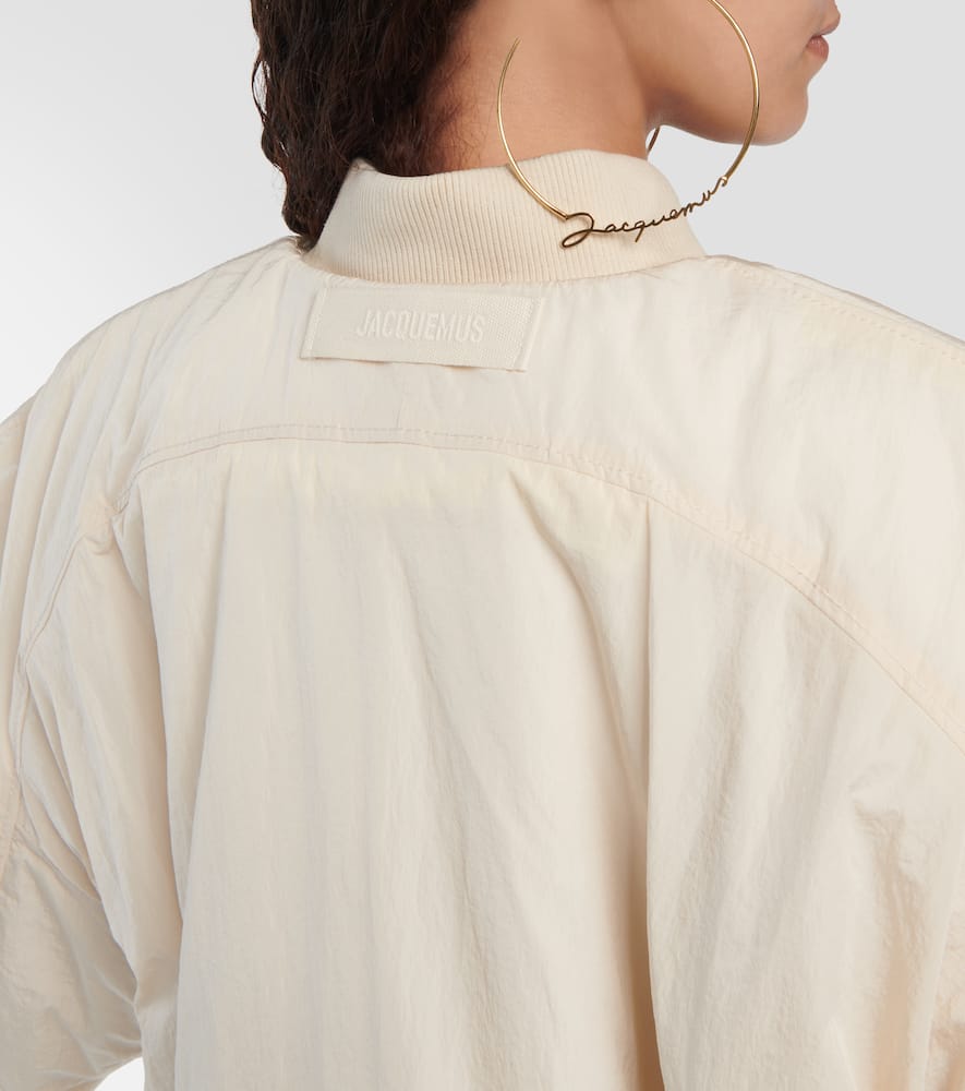 Jacquemus Le Bomber Bahia cropped bomber jacket