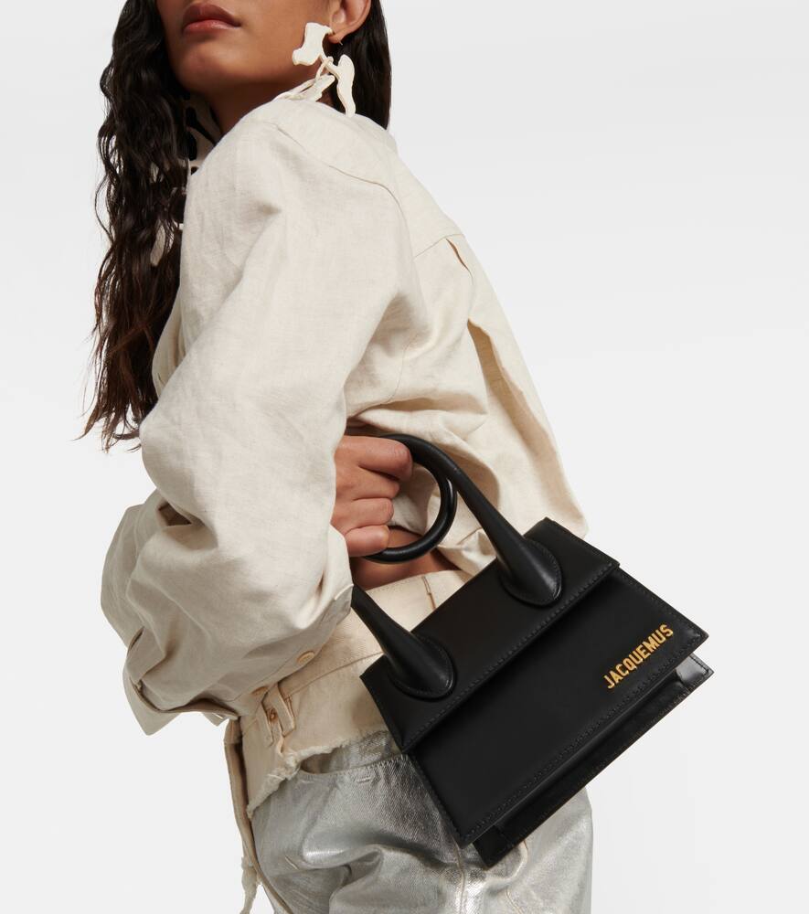 Jacquemus Le Chiquito Noeud leather tote bag
