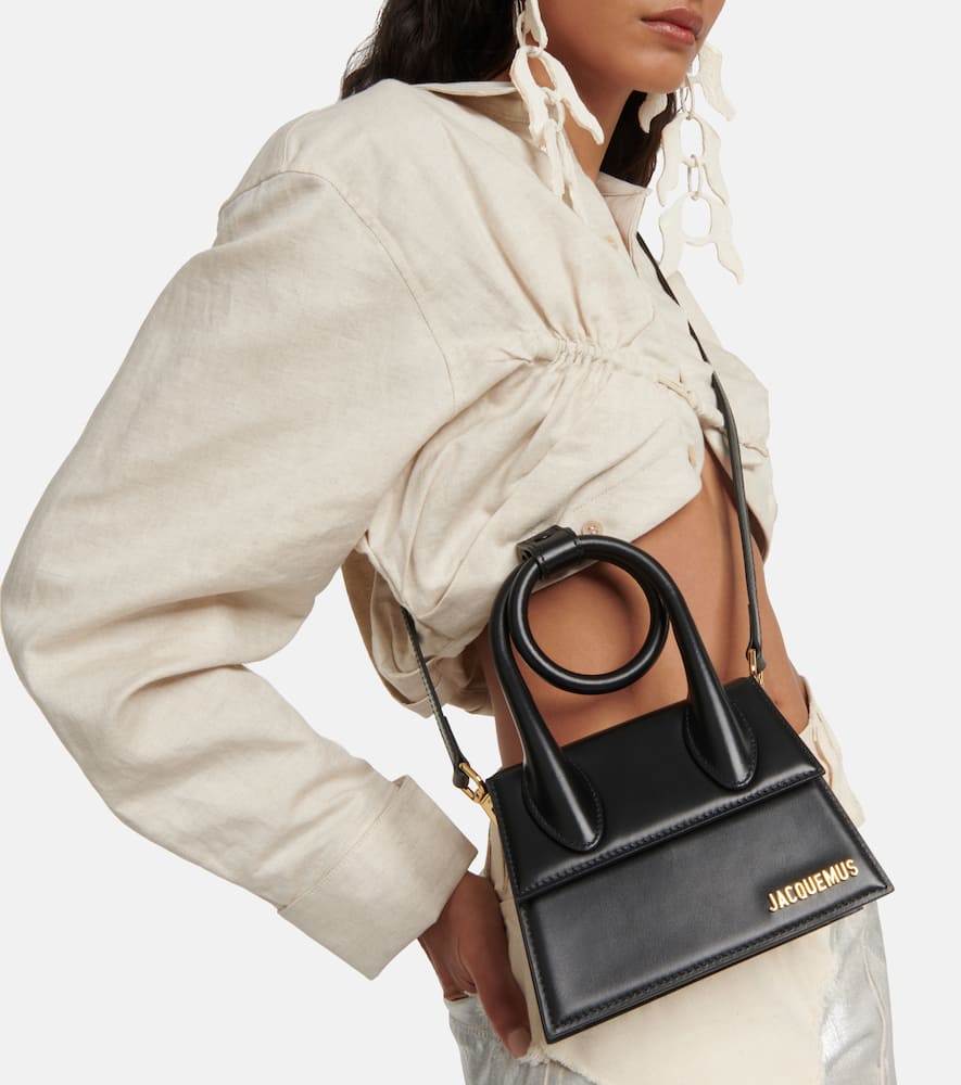 Jacquemus Le Chiquito Noeud leather tote bag