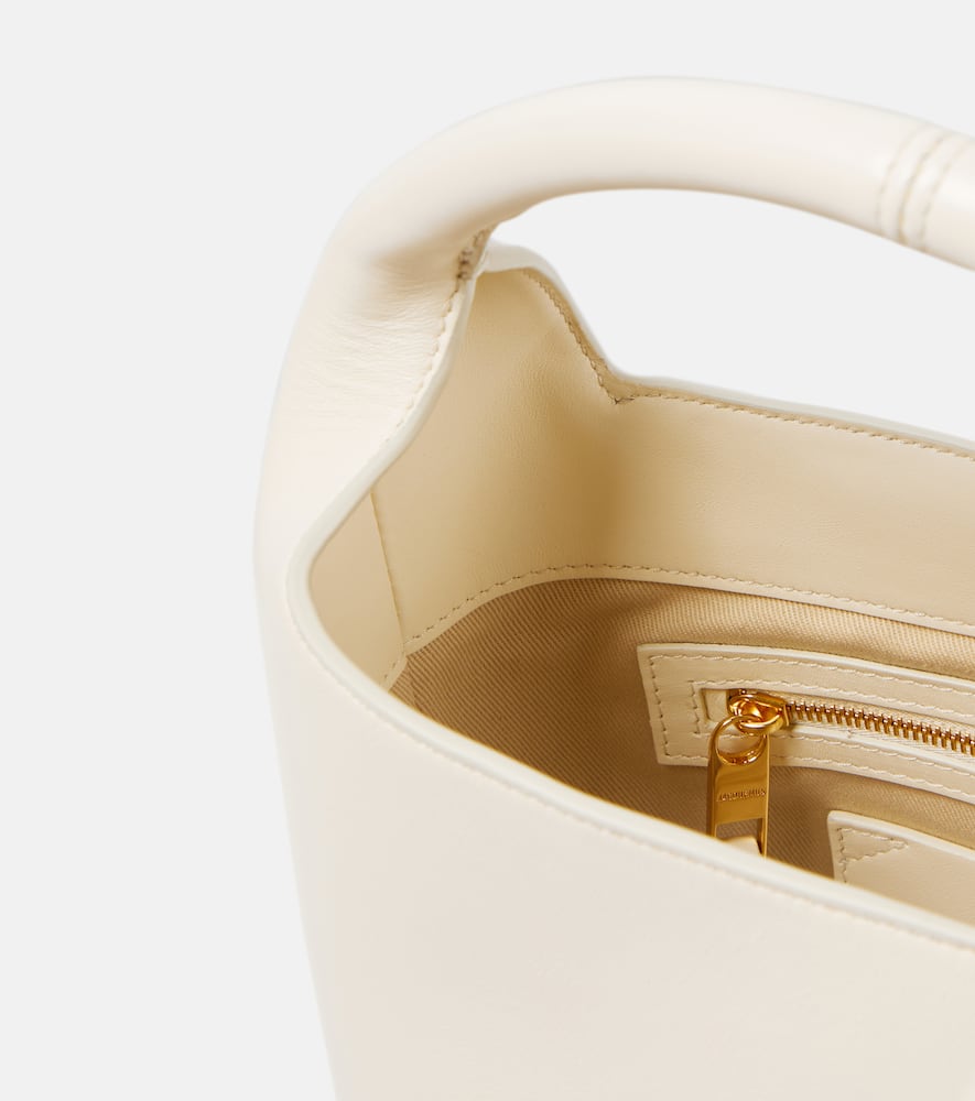 Jacquemus Le Petit Tourni Mini leather bucket bag