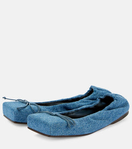 Jacquemus Les Ballerines denim ballet flats