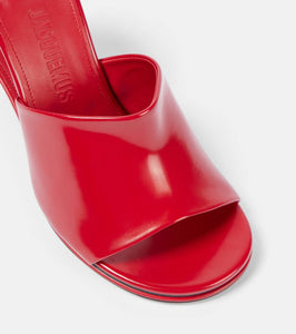 Jacquemus Les Doubles Mules leather mules