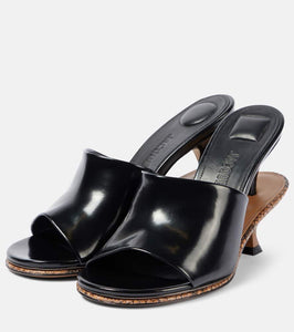 Jacquemus Les Doubles patent leather mules