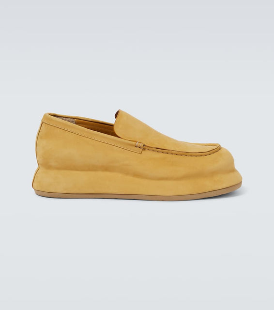 Jacquemus Les Mocasins Bricciola suede platform loafers