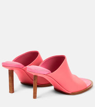 Jacquemus Les Mules Rond Carr√É¬© leather pumps