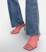 Jacquemus Les Mules Rond Carr√É¬© leather pumps