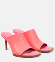 Jacquemus Les Mules Rond Carr√É¬© leather pumps