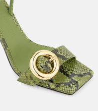 Jacquemus Les Sandales Regalo croc-effect leather sandals