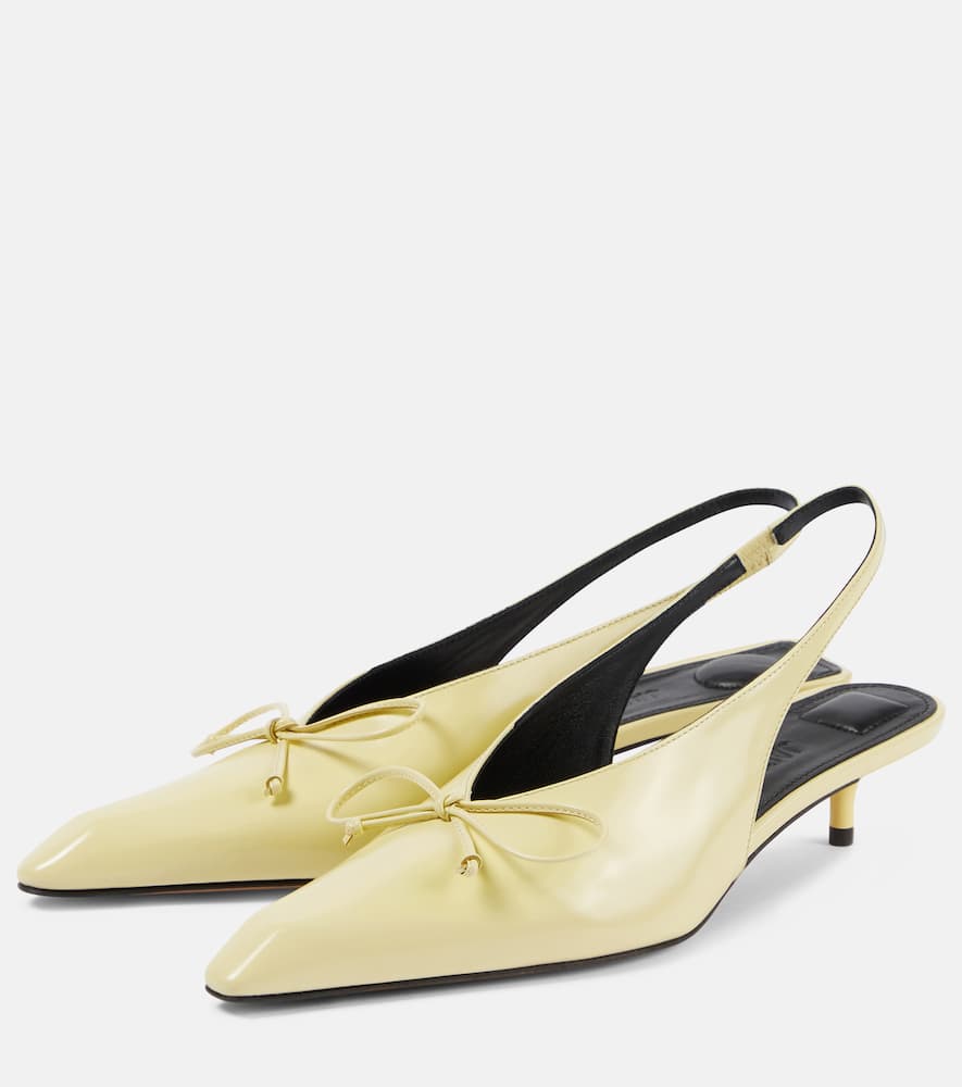 Jacquemus Les Slingbacks Cubisto Basses slingback pumps