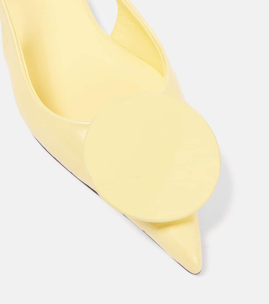Jacquemus Les Slingbacks Duelo leather ballet flats