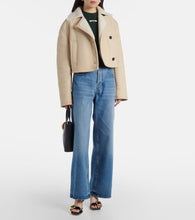 Jacquemus Marino cropped shearling jacket