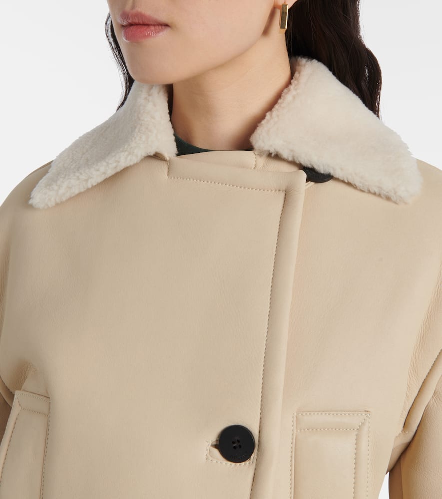 Jacquemus Marino cropped shearling jacket