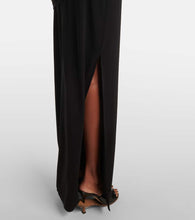 Jacquemus Peplo draped jersey maxi dress