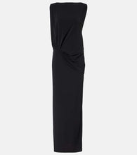 Jacquemus Peplo draped jersey maxi dress