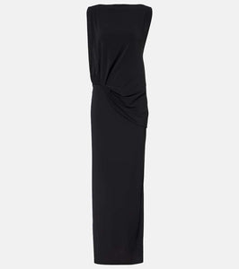 Jacquemus Peplo draped jersey maxi dress