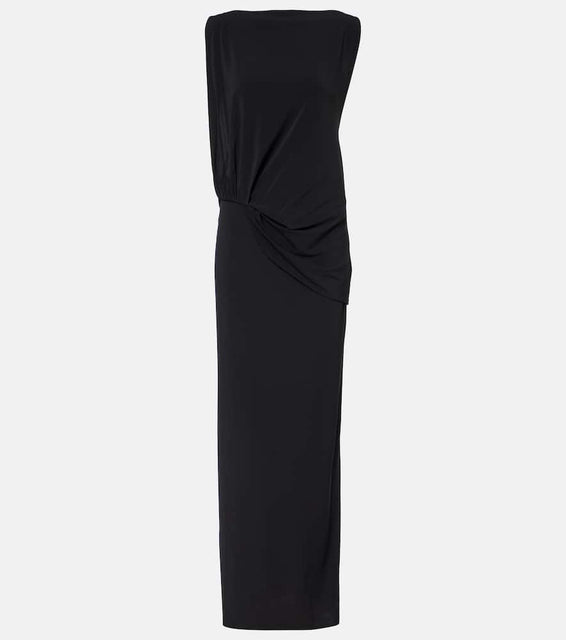 Jacquemus Peplo draped jersey maxi dress
