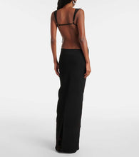 Jacquemus Platano sheer jersey maxi dress