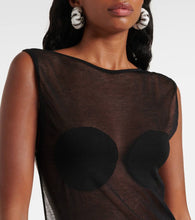 Jacquemus Platano sheer jersey maxi dress