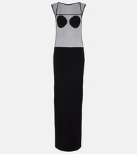 Jacquemus Platano sheer jersey maxi dress