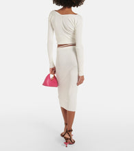 Jacquemus Pral√É¬π scalloped midi skirt