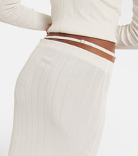 Jacquemus Pral√É¬π scalloped midi skirt