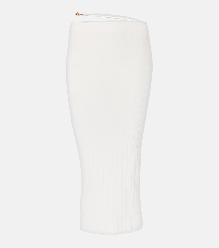 Jacquemus Pral√É¬π scalloped midi skirt - Jacquemus Pral√É¬π 扇形边中长裙