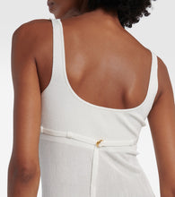 Jacquemus Robe Maille Oranger ribbed-knit maxi dress