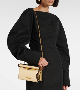 Jacquemus Rond Carr√É¬© Small faux leather clutch