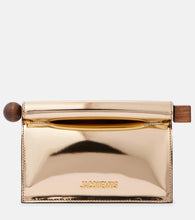 Jacquemus Rond Carr√É¬© Small faux leather clutch. Shop Jacquemus Clutches for women now.