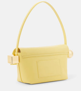 Jacquemus Rond Carr√É¬© leather shoulder bag