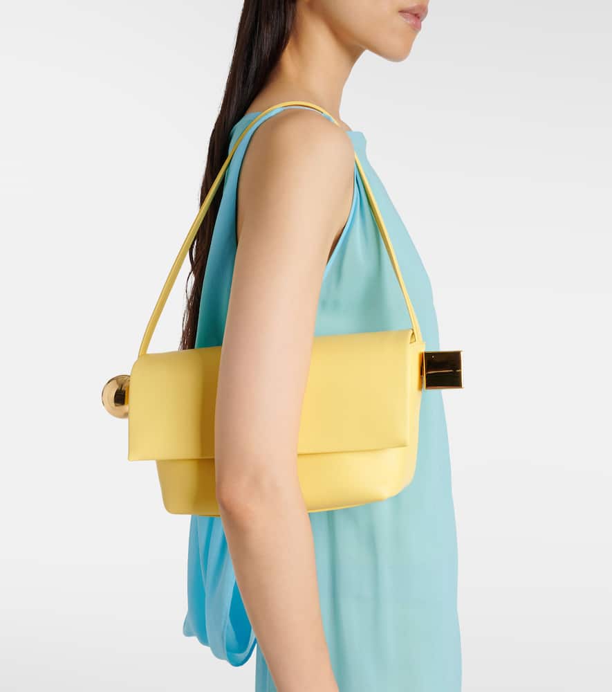 Jacquemus Rond Carr√É¬© leather shoulder bag