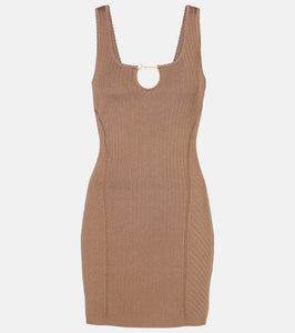 Jacquemus Sierra ribbed-knit minidress