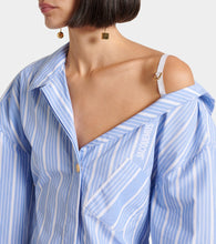 Jacquemus Striped cotton shirt dress