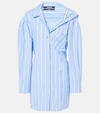 Jacquemus Striped cotton shirt dress. Jacquemus 条纹棉质衬衫裙
