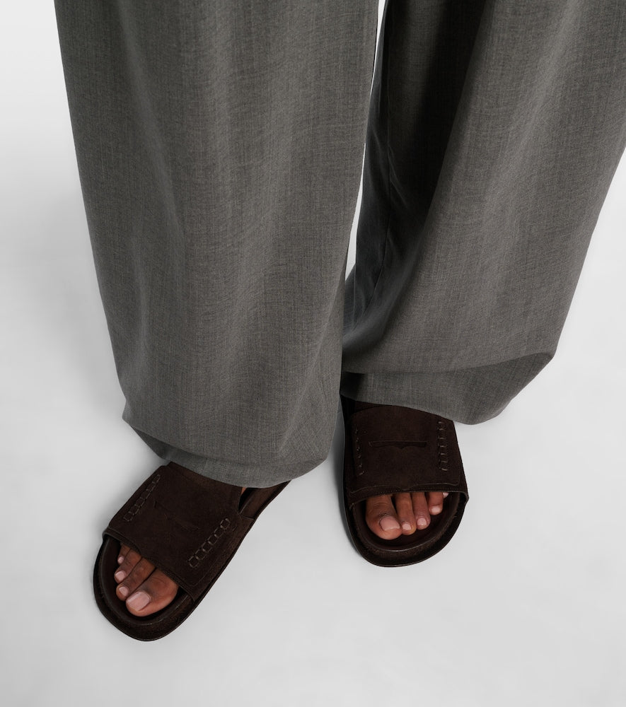 Jacquemus Suede slides