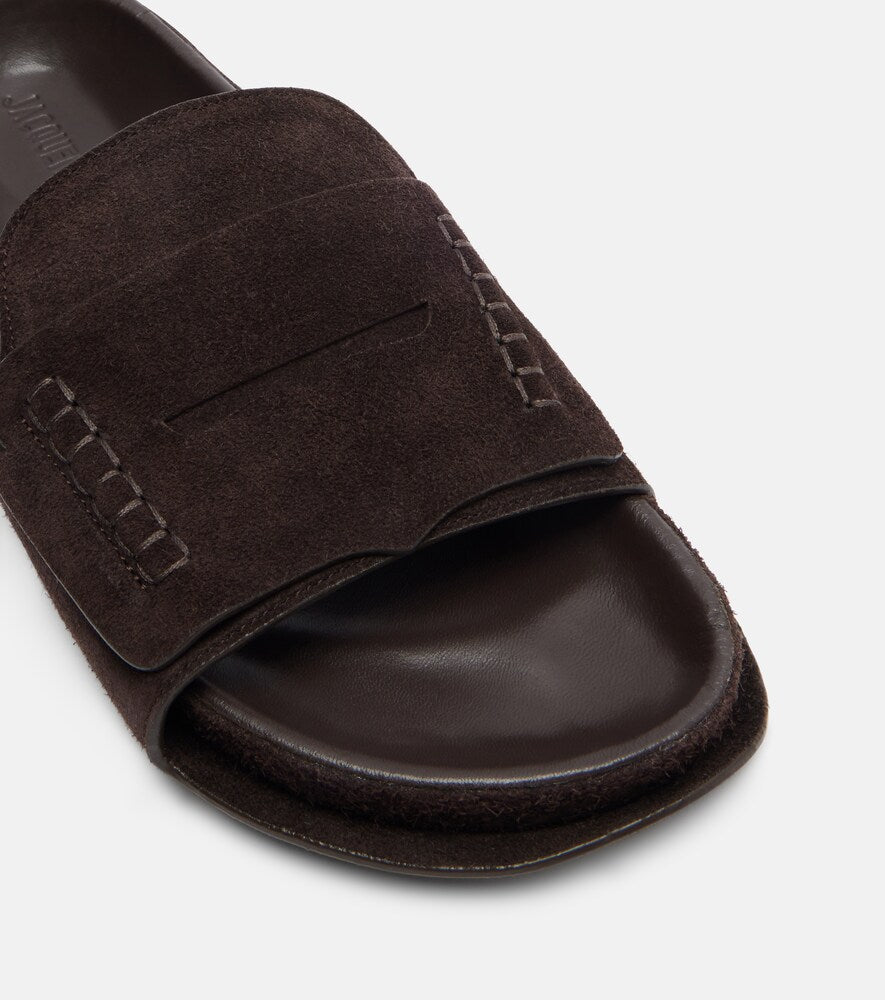 Jacquemus Suede slides
