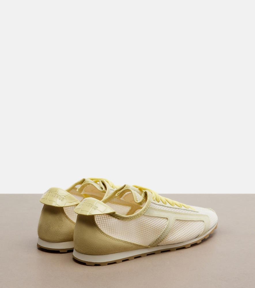 Jacquemus Tennis leather-trimmed sneakers