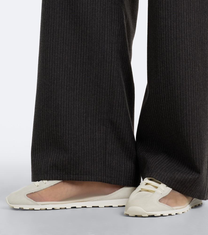 Jacquemus Tennis suede-trimmed sneakers