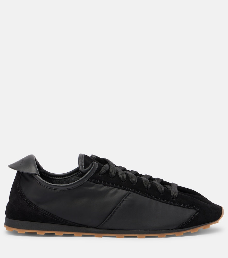 Jacquemus Tennis suede-trimmed sneakers