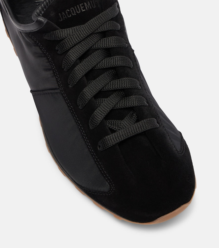 Jacquemus Tennis suede-trimmed sneakers