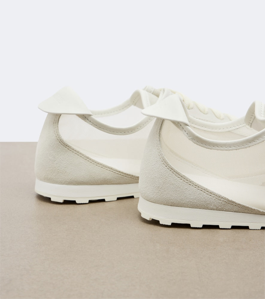 Jacquemus Tennis suede-trimmed sneakers
