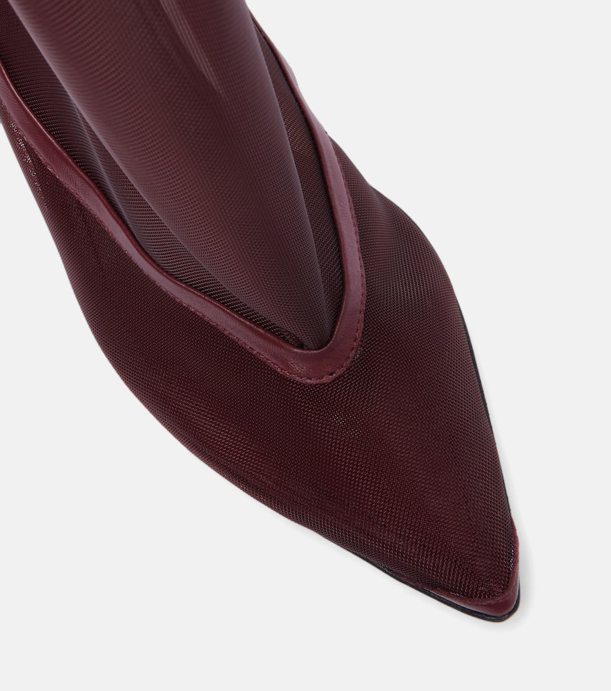 Jacquemus Tourni mesh ankle boots
