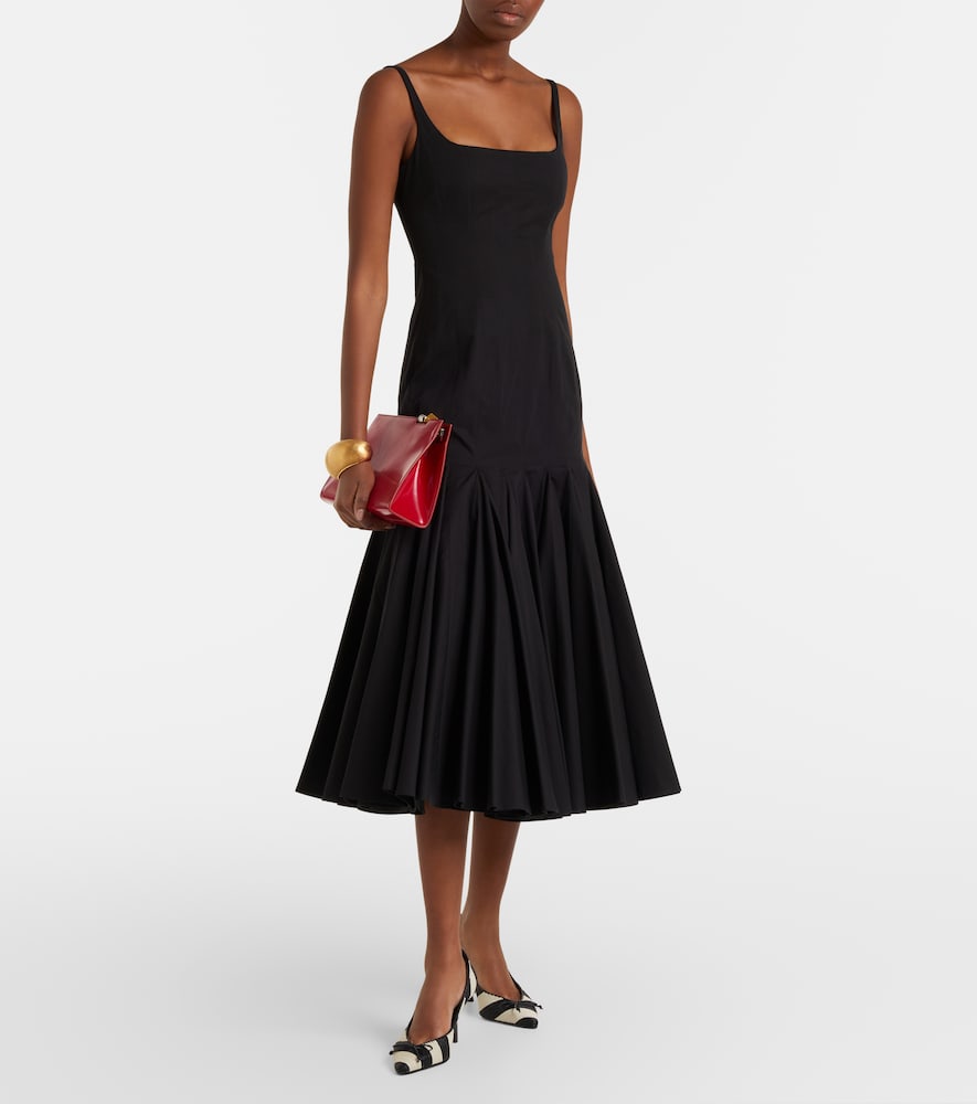 Jacquemus Tourni striped raffia-effect pumps