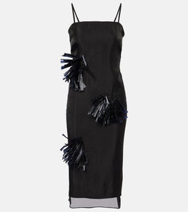 Jacques Wei Embroidered maxi dress