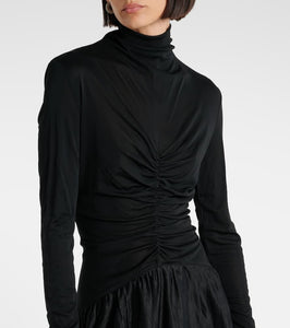 Jacques Wei Gathered maxi dress