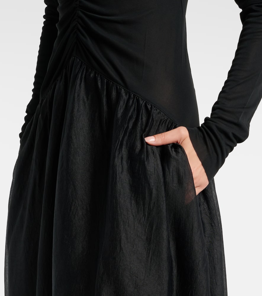 Jacques Wei Gathered maxi dress