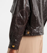 Jacques Wei Leather bomber jacket