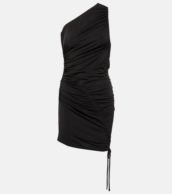 Jade Swim Gianna one-shoulder minidress