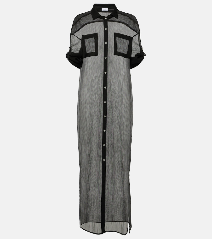 Jade Swim Mika mesh shirt dress. Jade Swim Mika 网眼衬衫裙
