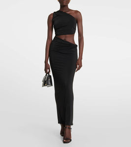 Jade Swim Yana one-shoulder cutout maxi dress